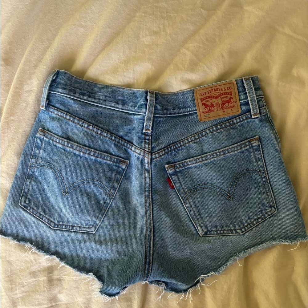 Levi’s 501 denim jean shorts
